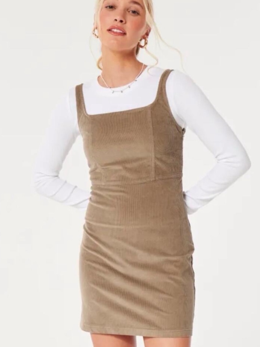 Hollister Corduroy Jumper Dress